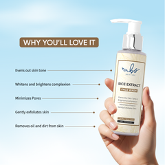Rice Extract Face Wash